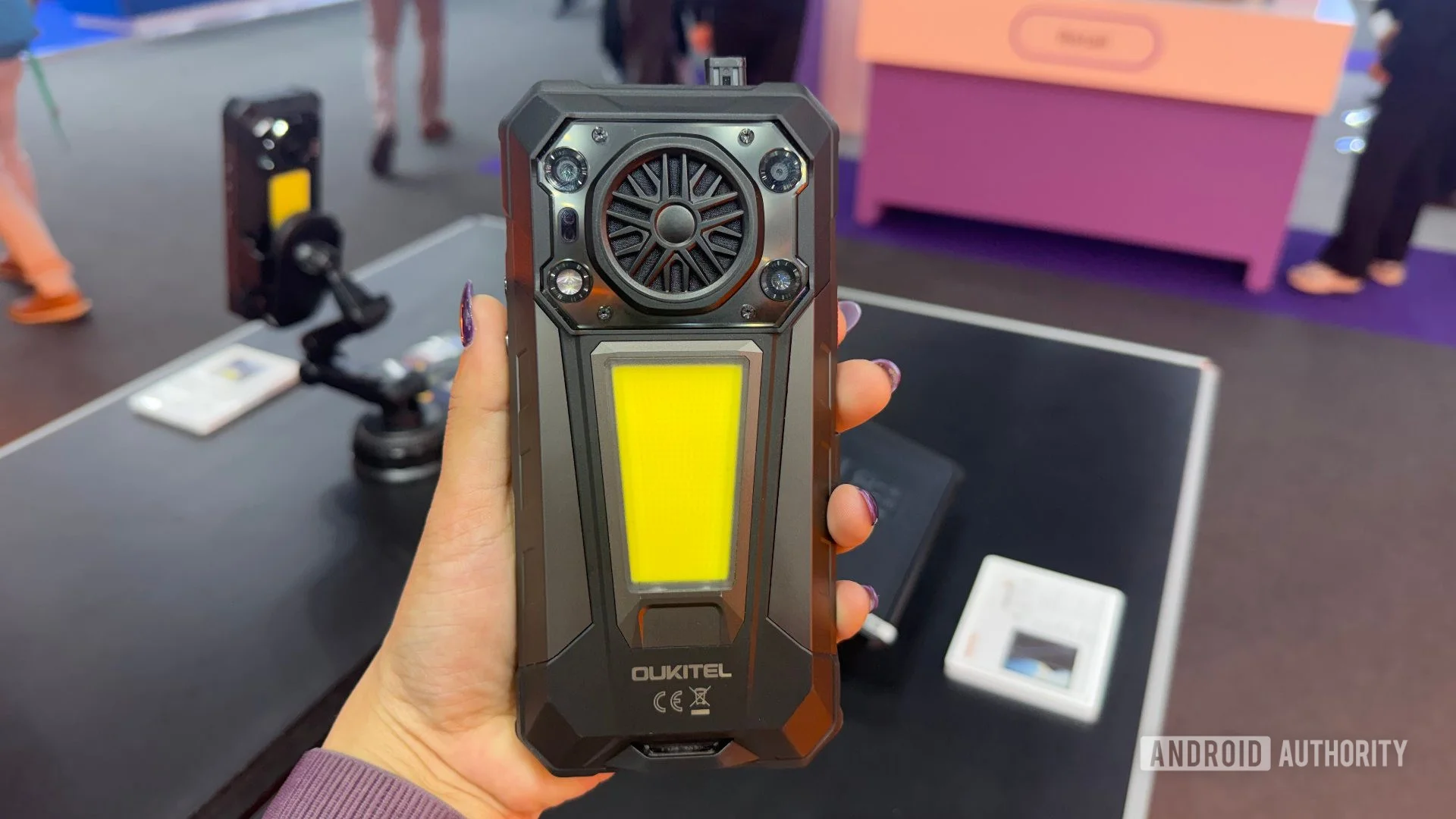 Hands-on with a rugged Android Phone that can start fires and charge your MacBook