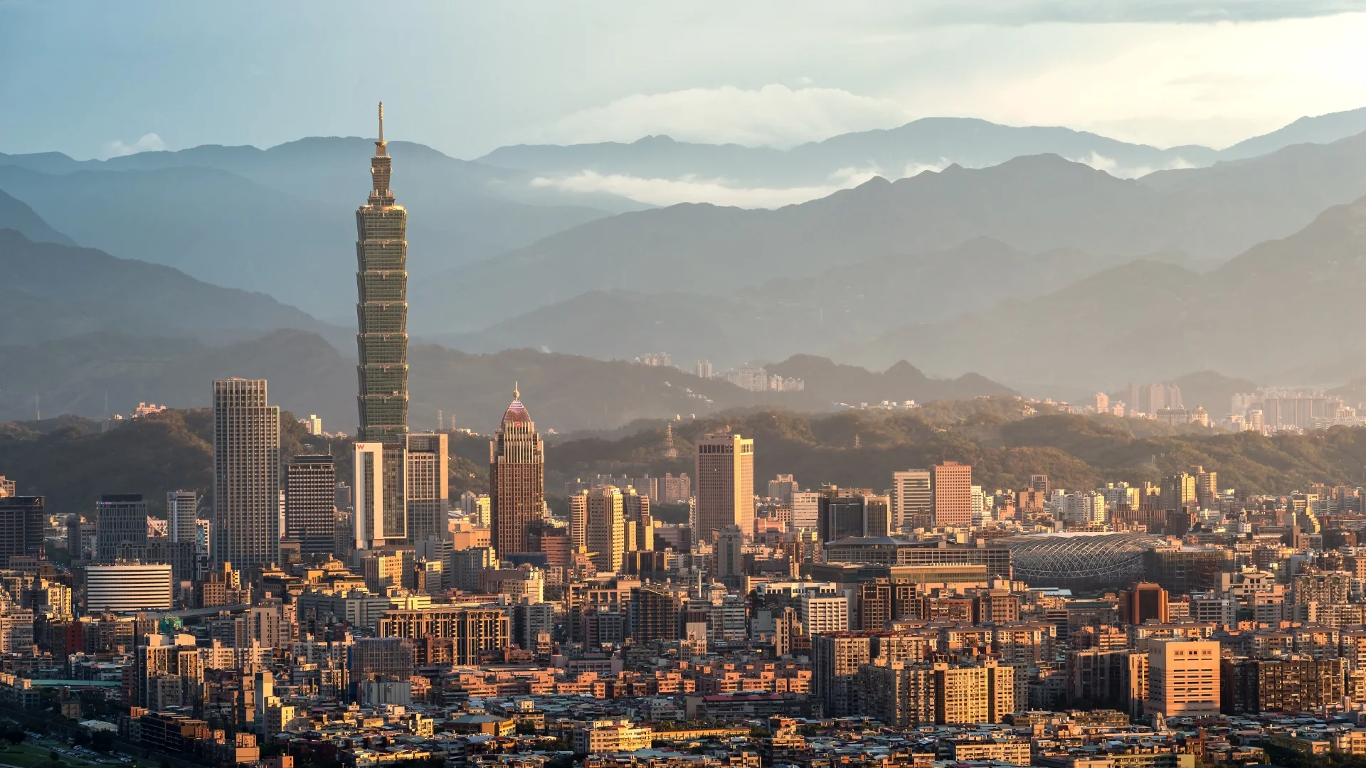 Taipei skyline